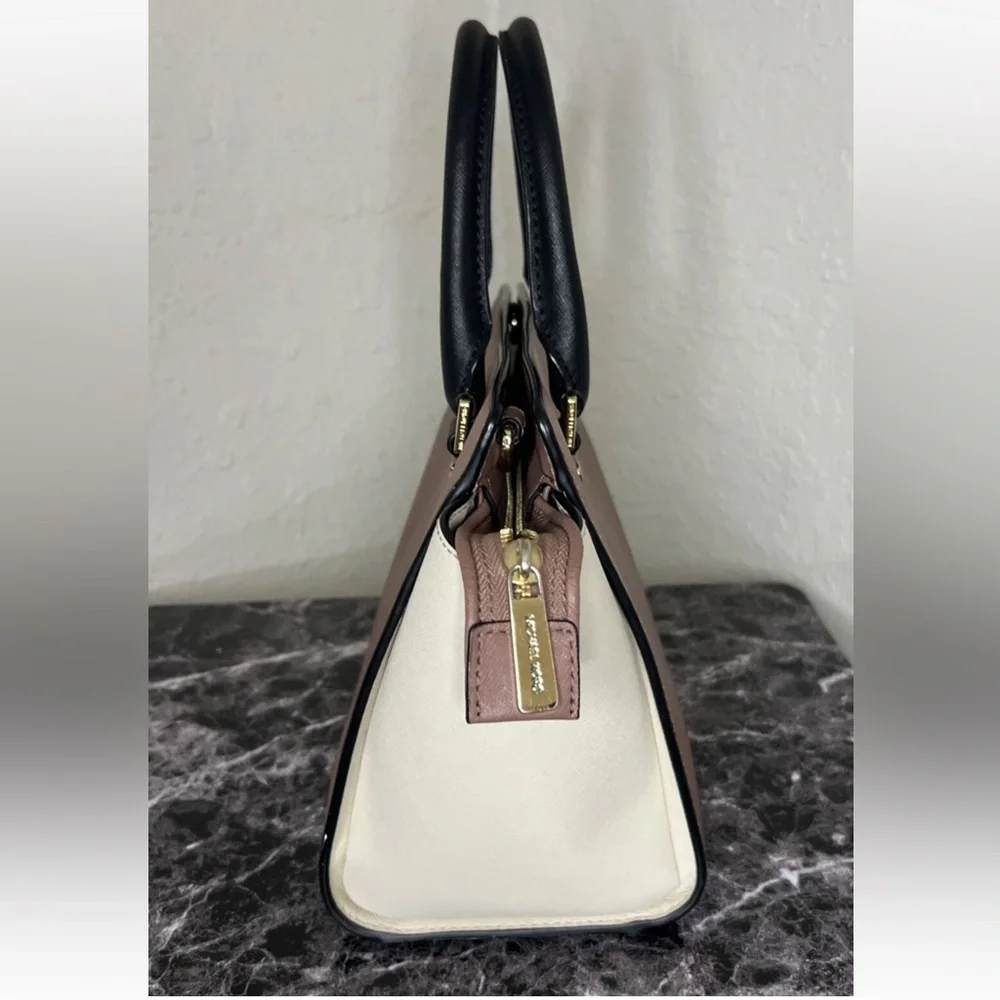 Michael Kors Medium Satchel Mauve/Beige